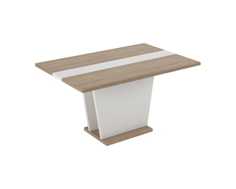 Брифинг-приставка/Элемент стола переговоров без кабель канала Асти П / Asti P Вяз/Белый