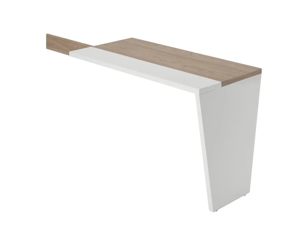 Приставной стол левый Асти П / Asti P Вяз/Белый