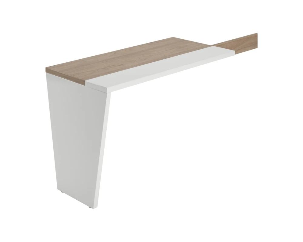 Приставной стол правый Асти П / Asti P Вяз/Белый