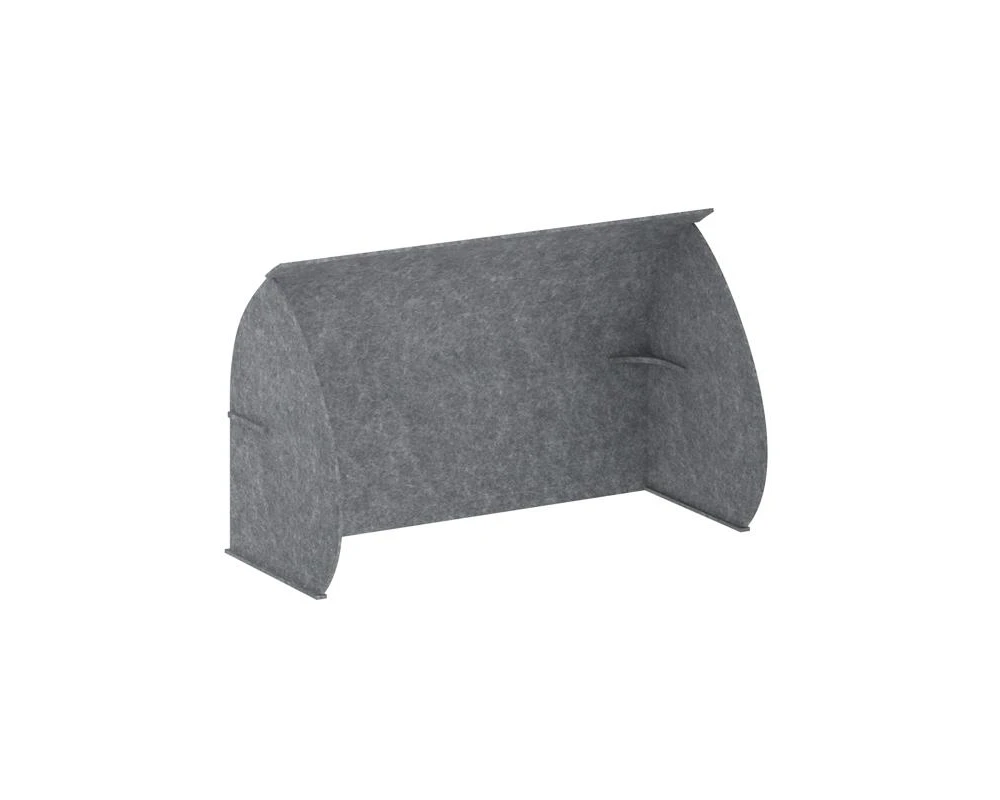 Кабина настольная скругленная на стол VE.KB2-98.6 980x600x1000 Акустикс / AcustiX