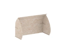 Кабина настольная скругленная на стол VE.KB2-98.6 980x600x1000 Акустикс / AcustiX images