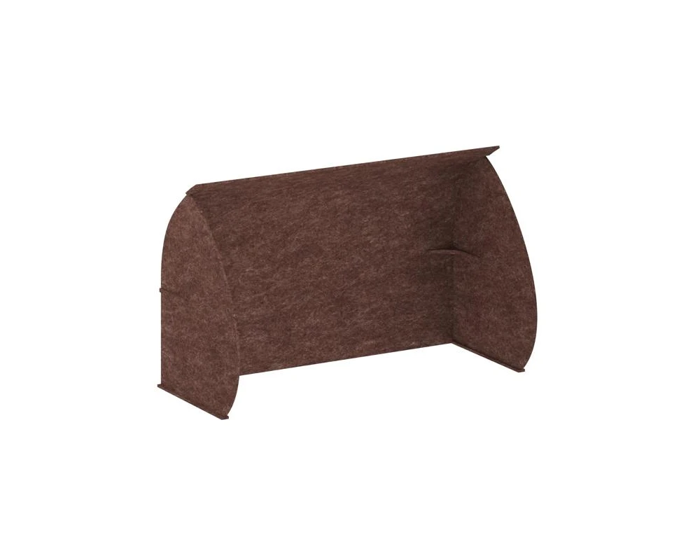 Кабина настольная скругленная на стол VE.KB2-98.6 980x600x1000 Акустикс / AcustiX