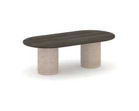 Стол переговорный овальный PR.C.SPRG-007.D 2400х1200х750 Фелто / Felto images