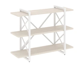 Стеллаж на регулируемых опорах - 3 полки 1200х400х910 Лофт / Loft images