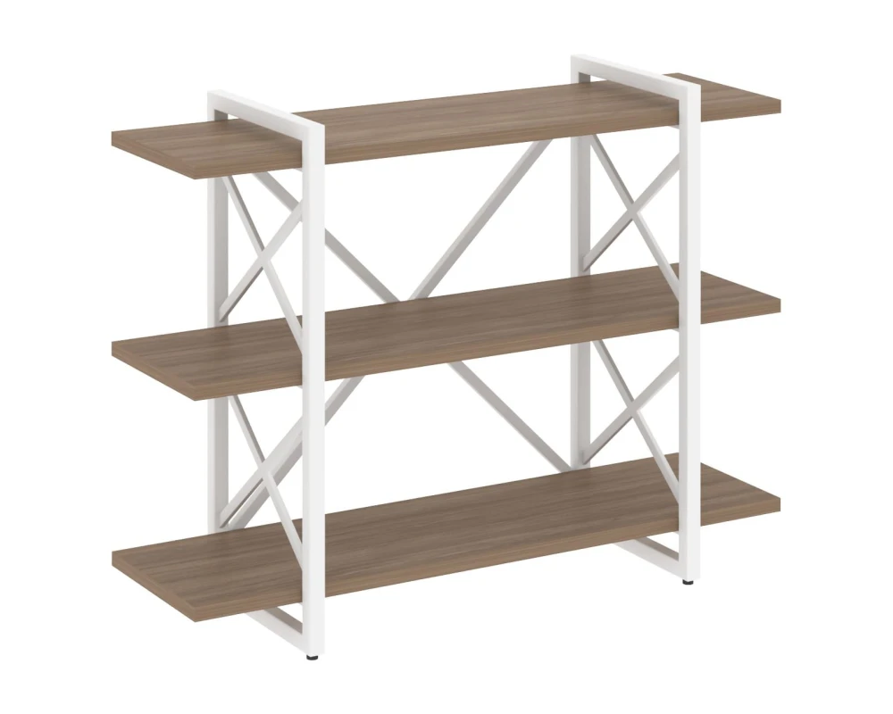 Стеллаж на регулируемых опорах - 3 полки 1200х400х910 Лофт / Loft