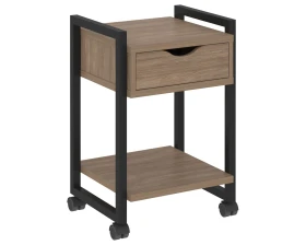 Тумба на колесных опорах с ящиком и полкой 500х460х767 Лофт / Loft images