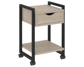 Тумба на колесных опорах с ящиком и полкой 500х460х767 Лофт / Loft images
