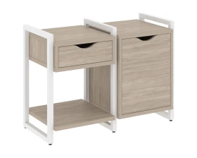 Тумба на регульруемых опорах наборная. Вариант №3 970х460х719 Лофт / Loft images