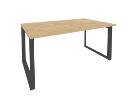 Стол переговорный (1 столешница) на О-образном м/к 1580x980x750 Оникс / Onix images