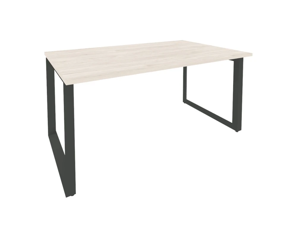 Стол переговорный (1 столешница) на О-образном м/к 1580x980x750 Оникс / Onix