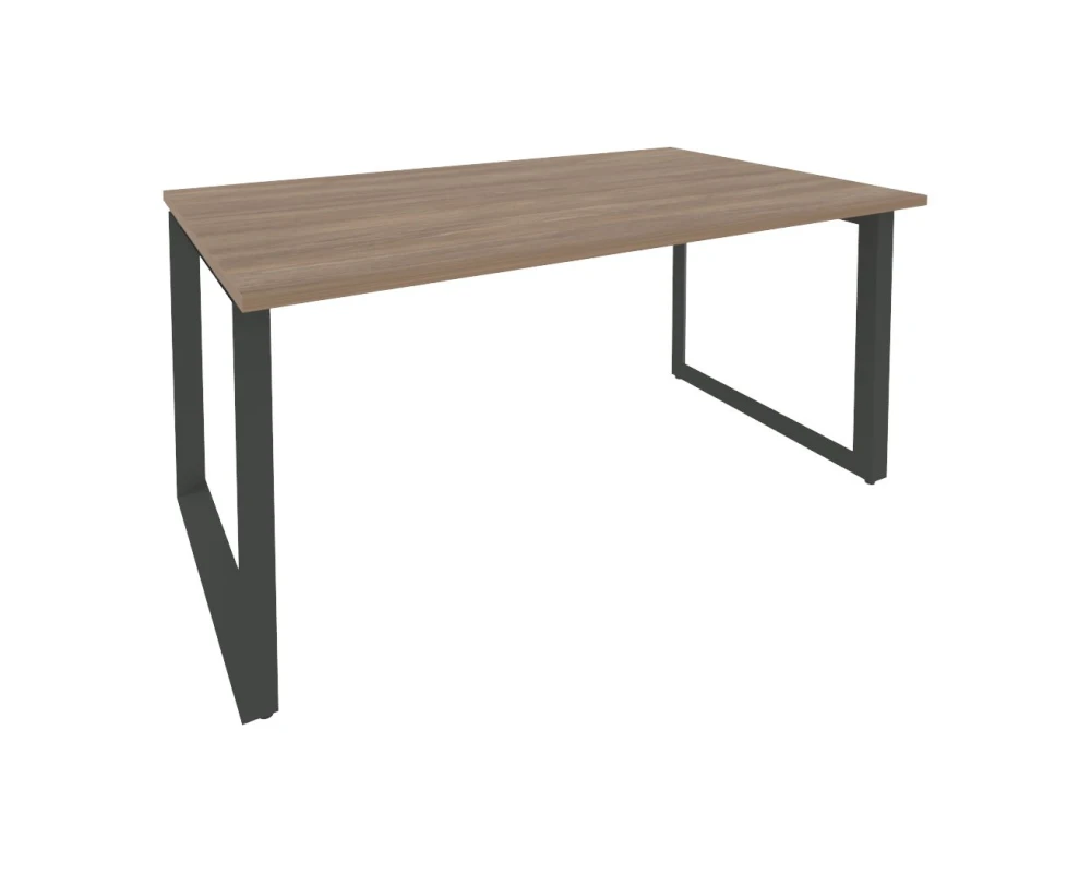 Стол переговорный (1 столешница) на О-образном м/к 1580x980x750 Оникс / Onix