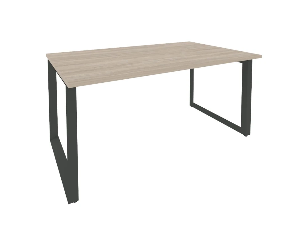 Стол переговорный (1 столешница) на О-образном м/к 1580x980x750 Оникс / Onix