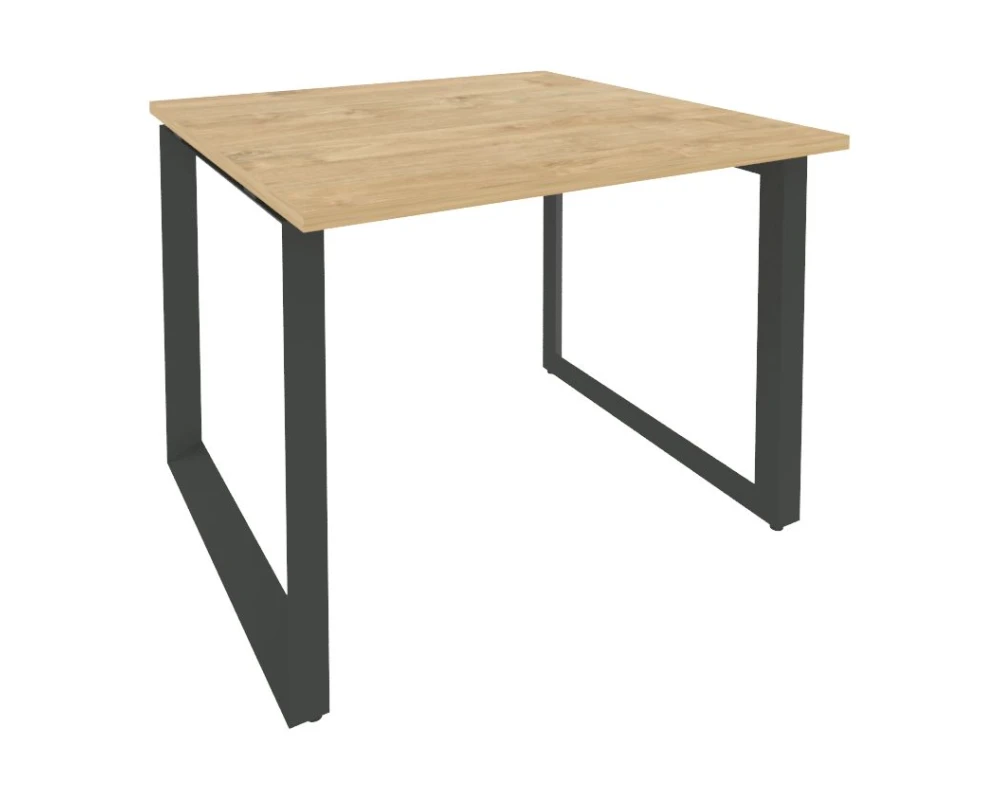 Стол переговорный (1 столешница) на О-образном м/к 980x980x750 Оникс / Onix