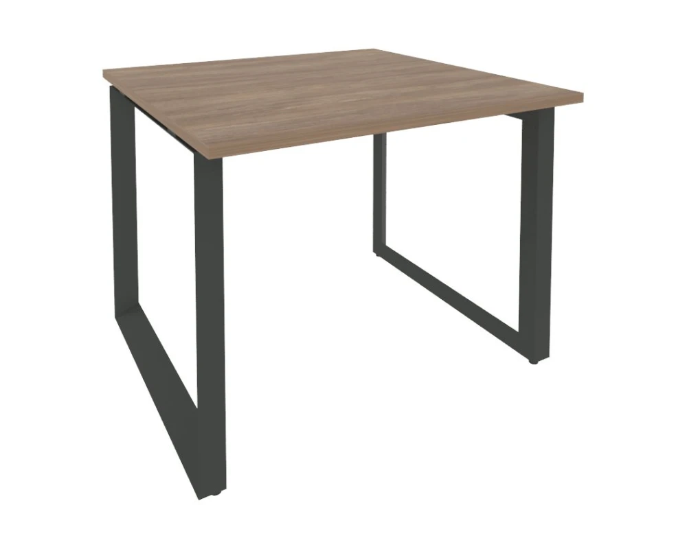 Стол переговорный (1 столешница) на О-образном м/к 980x980x750 Оникс / Onix