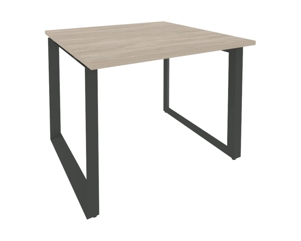 Стол переговорный (1 столешница) на О-образном м/к 980x980x750 Оникс / Onix