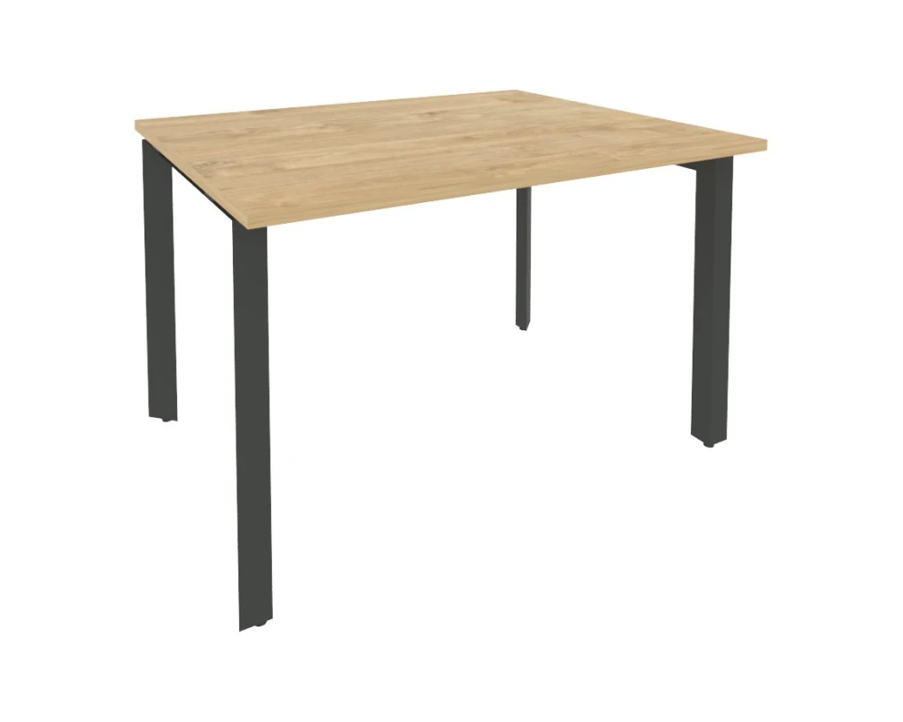 Стол переговорный (1 столешница) на П-образном м/к 1180x980x750 Оникс / Onix