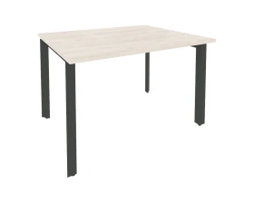 Стол переговорный (1 столешница) на П-образном м/к 1180x980x750 Оникс / Onix images