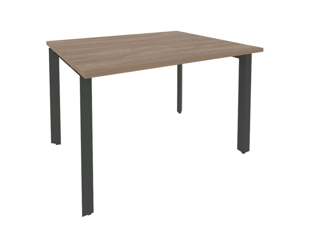 Стол переговорный (1 столешница) на П-образном м/к 1180x980x750 Оникс / Onix