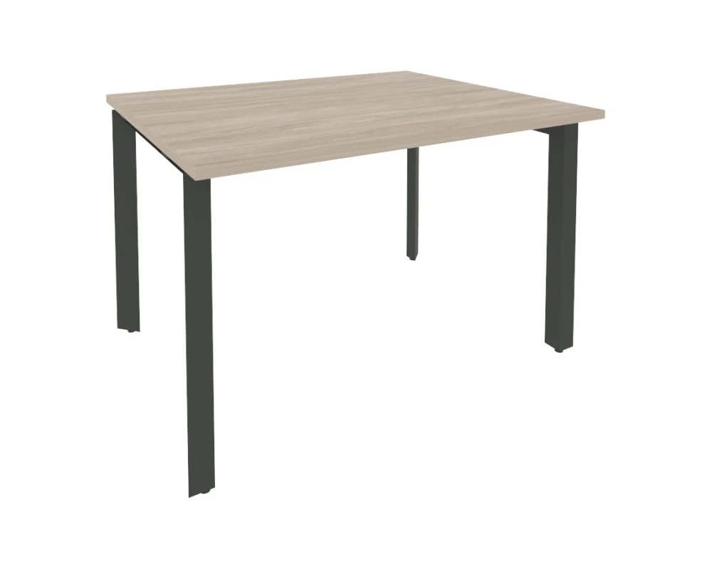 Стол переговорный (1 столешница) на П-образном м/к 1180x980x750 Оникс / Onix