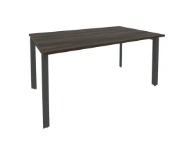 Стол переговорный (1 столешница) на П-образном м/к 1580x980x750 Оникс / Onix images