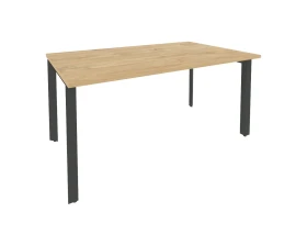 Стол переговорный (1 столешница) на П-образном м/к 1580x980x750 Оникс / Onix images
