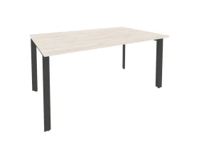 Стол переговорный (1 столешница) на П-образном м/к 1580x980x750 Оникс / Onix images
