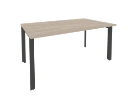 Стол переговорный (1 столешница) на П-образном м/к 1580x980x750 Оникс / Onix images