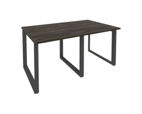 Стол переговорный (2 столешницы) на О-образном м/к 1560x980x750 Оникс / Onix images