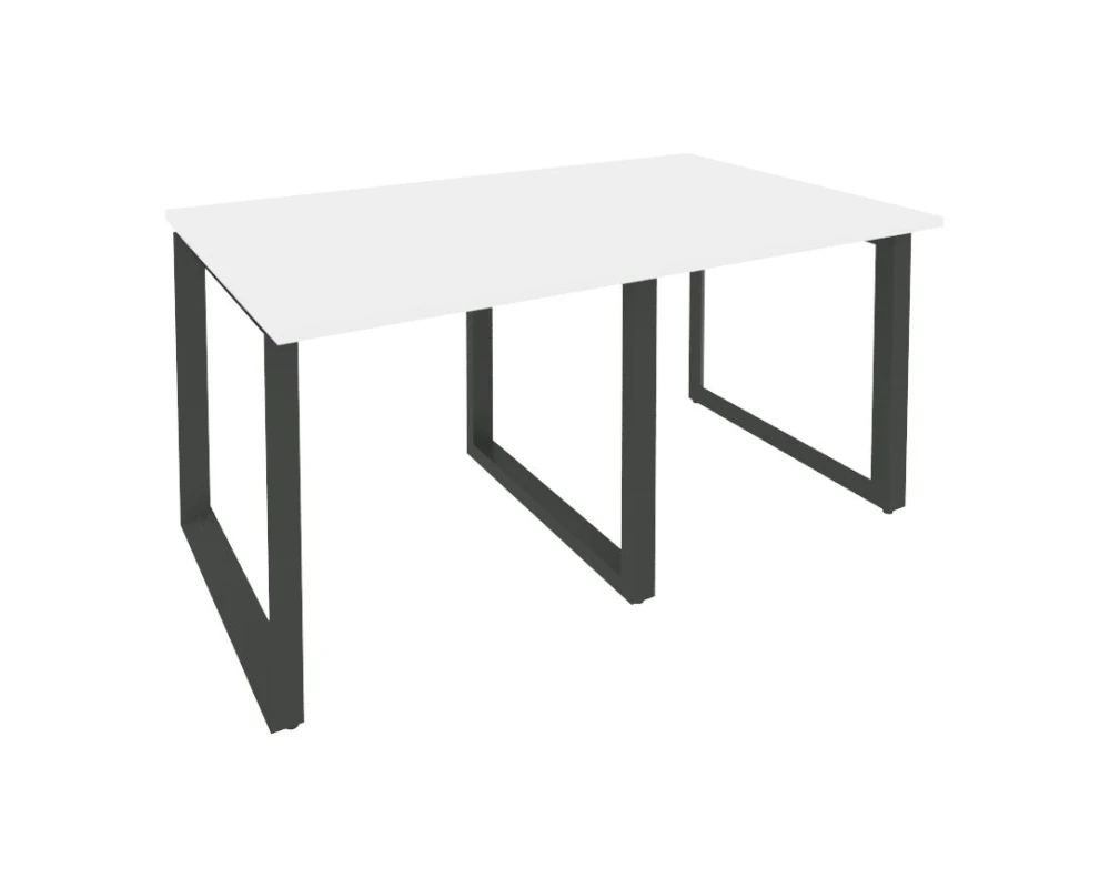 Стол переговорный (2 столешницы) на О-образном м/к 1560x980x750 Оникс / Onix