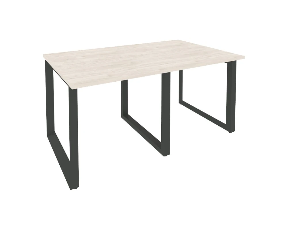 Стол переговорный (2 столешницы) на О-образном м/к 1560x980x750 Оникс / Onix