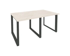 Стол переговорный (2 столешницы) на О-образном м/к 1560x980x750 Оникс / Onix images