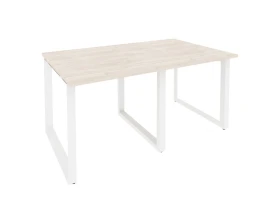 Стол переговорный (2 столешницы) на О-образном м/к 1560x980x750 Оникс / Onix images