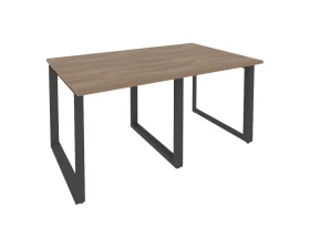 Стол переговорный (2 столешницы) на О-образном м/к 1560x980x750 Оникс / Onix images