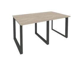Стол переговорный (2 столешницы) на О-образном м/к 1560x980x750 Оникс / Onix images