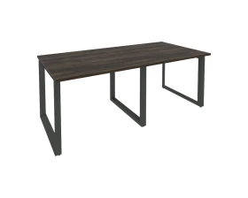 Стол переговорный (2 столешницы) на О-образном м/к 1960x980x750 Оникс / Onix images