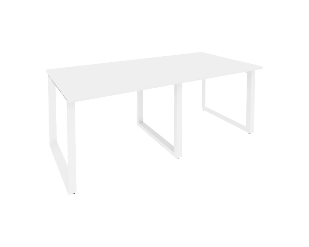 Стол переговорный (2 столешницы) на О-образном м/к 1960x980x750 Оникс / Onix