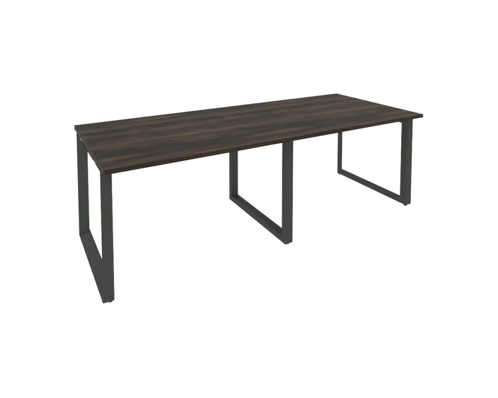 Стол переговорный (2 столешницы) на О-образном м/к 2360x980x750 Оникс / Onix