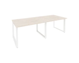 Стол переговорный (2 столешницы) на О-образном м/к 2360x980x750 Оникс / Onix images