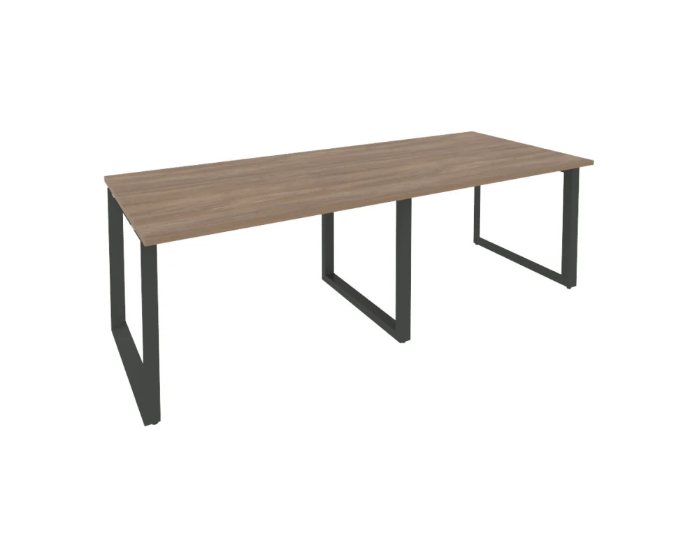 Стол переговорный (2 столешницы) на О-образном м/к 2360x980x750 Оникс / Onix