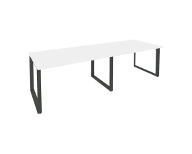 Стол переговорный (2 столешницы) на О-образном м/к 2760x980x750 Оникс / Onix images