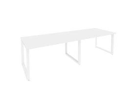 Стол переговорный (2 столешницы) на О-образном м/к 2760x980x750 Оникс / Onix images