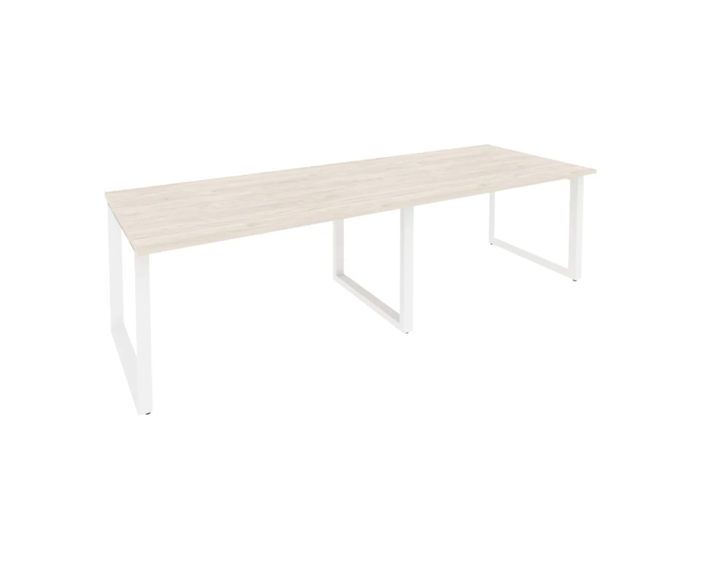 Стол переговорный (2 столешницы) на О-образном м/к 2760x980x750 Оникс / Onix