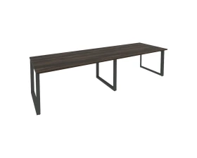 Стол переговорный (2 столешницы) на О-образном м/к 3160x980x750 Оникс / Onix images