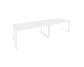 Стол переговорный (2 столешницы) на О-образном м/к 3160x980x750 Оникс / Onix images