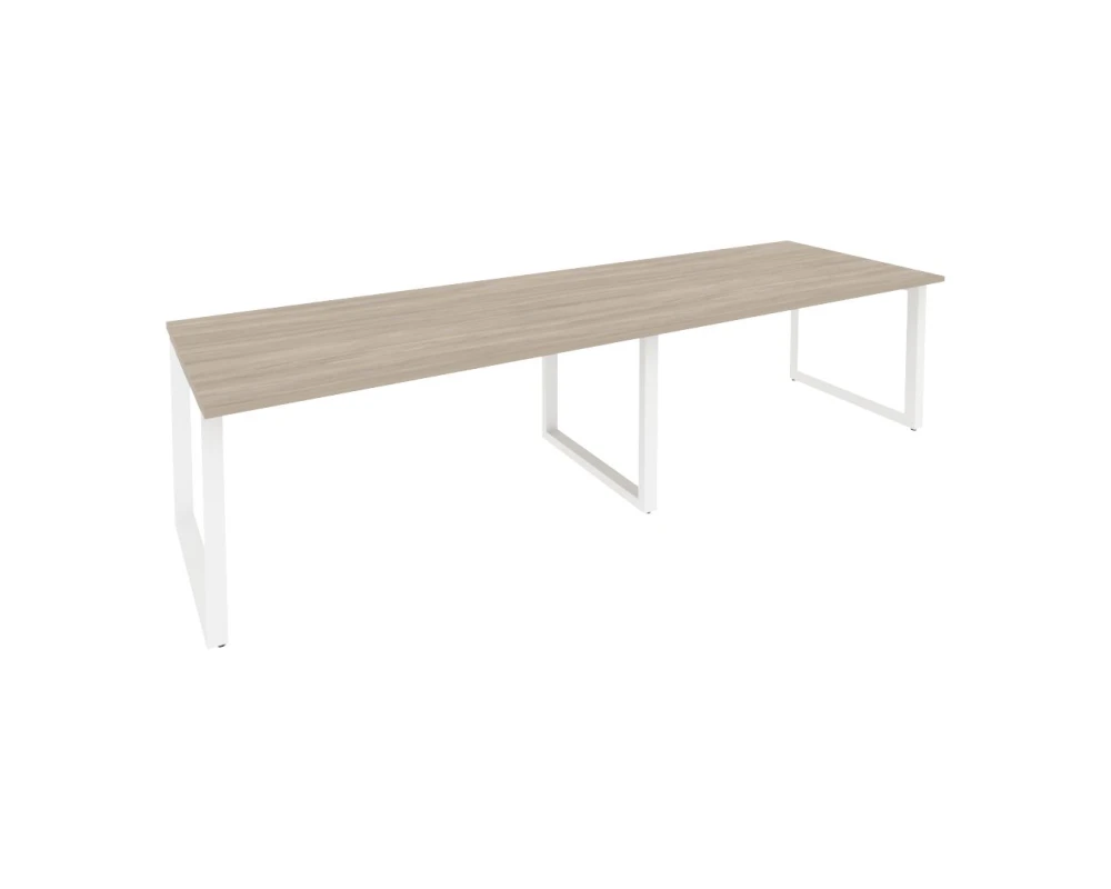 Стол переговорный (2 столешницы) на О-образном м/к 3160x980x750 Оникс / Onix