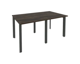 Стол переговорный (2 столешницы) на П-образном м/к 1560x980x750 Оникс / Onix images