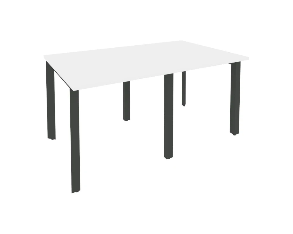 Стол переговорный (2 столешницы) на П-образном м/к 1560x980x750 Оникс / Onix