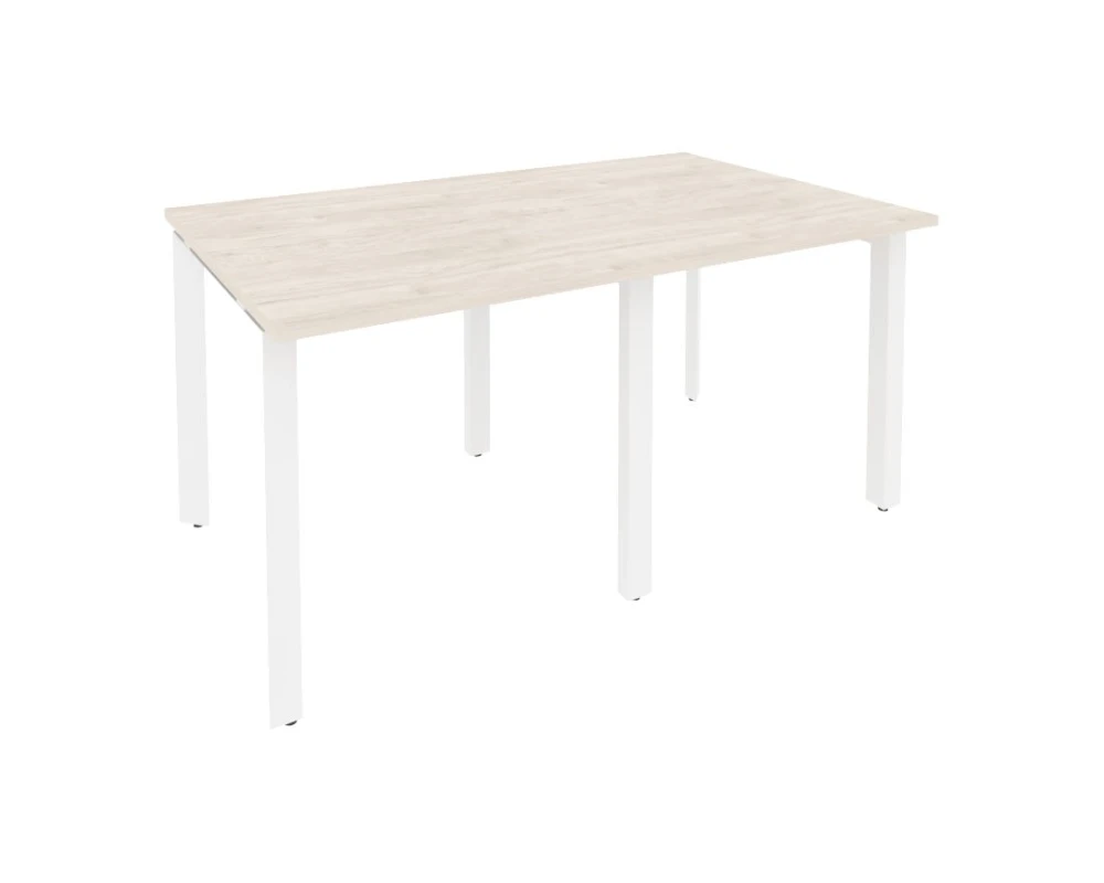 Стол переговорный (2 столешницы) на П-образном м/к 1560x980x750 Оникс / Onix