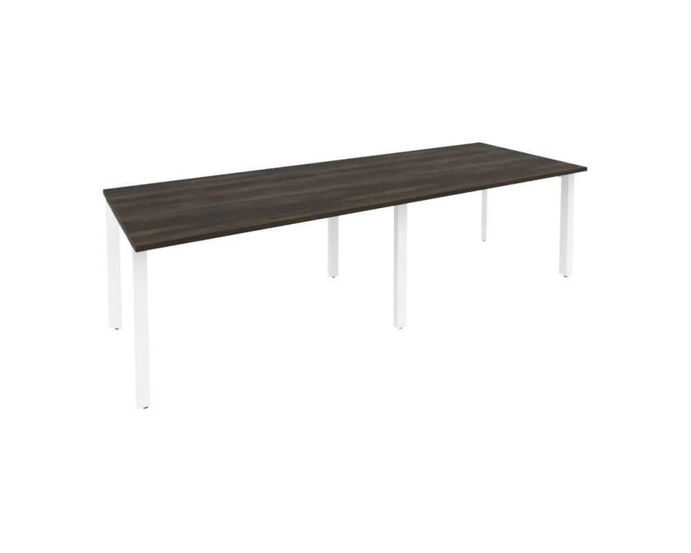 Стол переговорный (2 столешницы) на П-образном м/к 2760x980x750 Оникс / Onix