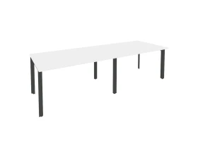 Стол переговорный (2 столешницы) на П-образном м/к 2760x980x750 Оникс / Onix images